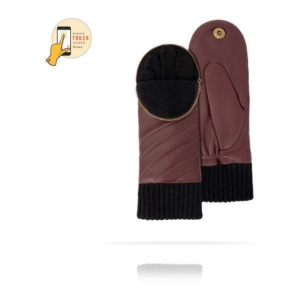 Варежки Женские io.K11-MITAINE31/WINE Варежки Женские io.K11-MITAINE31/WINE