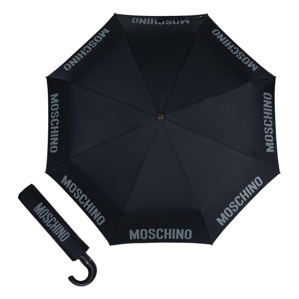 Зонт складной Moschino 8064-ToplessA Logo Black